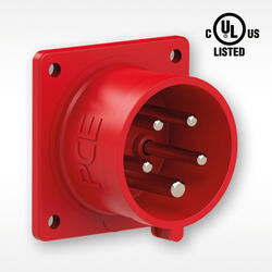 CEE-flanged plugs 20/30A series UL