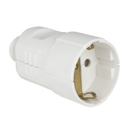 safety connector PP nat cent white IP20