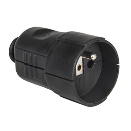 safety connector PP fb cent black IP20