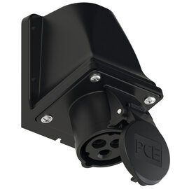 CEE-receptacle wall mount 20A 2P3W 5h IP44 UL