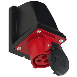CEE-receptacle wall mount 20A 2P3W 7h IP44 UL