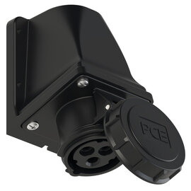 CEE-receptacle wall mount 20A 2P3W 5h IP67 UL