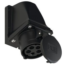 CEE-receptacle wall mount 20A 4P5W 5h IP44 UL