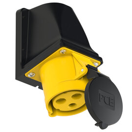 CEE-receptacle wall mount 30A 2P3W 4h IP44 UL