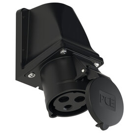 CEE-receptacle wall mount 30A 2P3W 5h IP44 UL