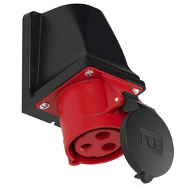 CEE-receptacle wall mount 30A 2P3W 7h IP44 UL