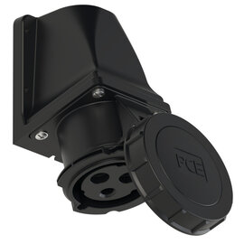 CEE-receptacle wall mount 30A 2P3W 5h IP67 UL