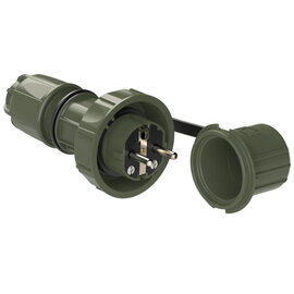 Plug with protection cap IP66/68 (bronze-green)