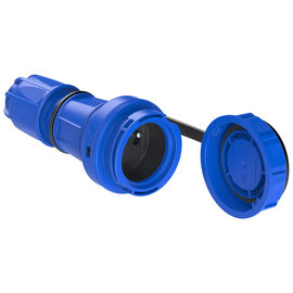 Connector fb with cap IP66/68 (blue)