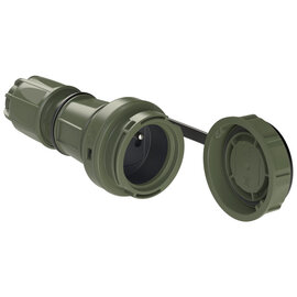 Connector fb with shutter and cap IP66/68 (bronze-green)