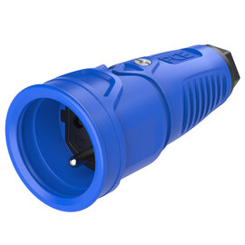 Taurus2 rubber safety connector fb SH bulge IP20 (blue/black)