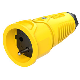 Taurus2 rubber safety connector fb IP20 (yellow/black)