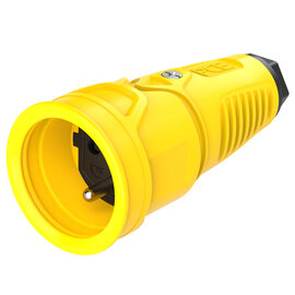 Taurus2 rubber safety connector fb SH bulge IP20 (yellow/black)