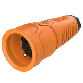 Taurus2 rubber safety connector fb SH bulge IP20 (orange/black)