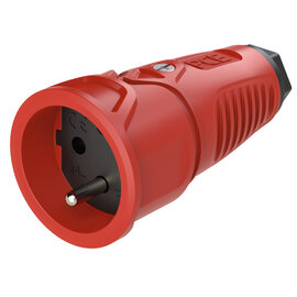 Taurus2 rubber safety connector fb IP20 (red/black)