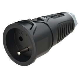 Taurus2 rubber safety connector fb IP20 (black/grey)