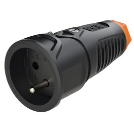 Taurus2 rubber safety connector fb IP20 (black/orange)