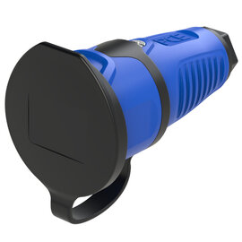 Taurus2 rubber safety connector cap fb IP54 (blue/black)