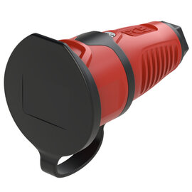 Taurus2 rubber safety connector cap fb SH IP54 (red/black)