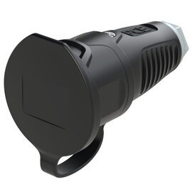 Taurus2 rubber safety connector cap fb SH IP54 (black/grey)