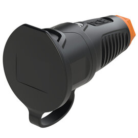 Taurus2 rubber safety connector cap fb IP54 (black/orange)