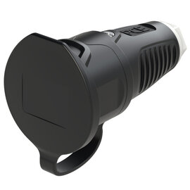 Taurus2 rubber safety connector cap fb IP54 (black/white)