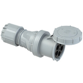 CEE-connector 125A 5p 1h IP67 pilot contact POWER TWIST