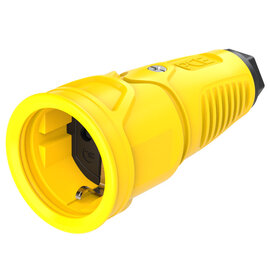 Taurus2 rubber safety connector nat SH bulge IP20 (yellow/black)
