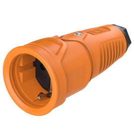 Taurus2 rubber safety connector nat SH bulge IP20 (orange/black)