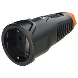 Taurus2 rubber safety connector nat SH IP20 (black/orange)