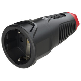 Taurus2 rubber safety connector nat SH IP20 (black/red)