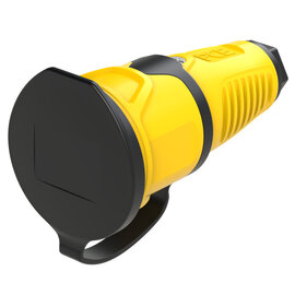 Taurus2 rubber safety connector cap fb SH bulge IP54 (yellow/black)