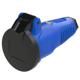 Taurus2 rubber safety connector lid fb SH bulge IP54 (blue/black)