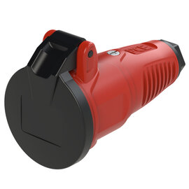 Taurus2 rubber safety connector lid nat IP54 (red/black)