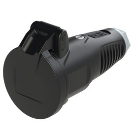 Taurus2 rubber safety connector lid fb SH bulge IP54 (black/grey)
