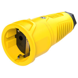 Taurus2 solid rubber safety connector nat IP20 (yellow/black)