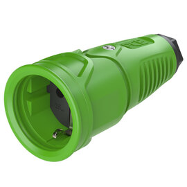 Taurus2 solid rubber safety connector nat bulge IP20 (green/black)