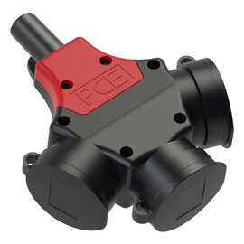 3-Way connector rubber with cap IP44