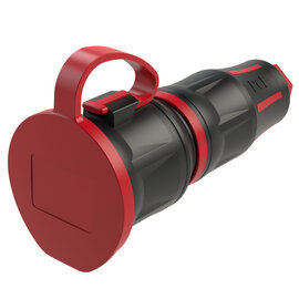 Safety connector cap fb LED IP54 red series TopTaurus2