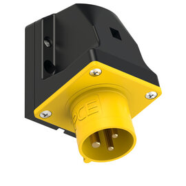 CEE-inlet wall mount 20A 2P3W 4h IP44 UL