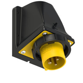 CEE-inlet wall mount 20A 2P3W 4h IP67 UL