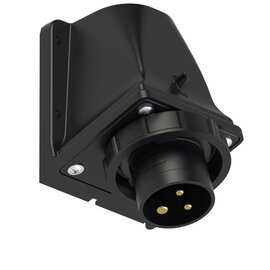 CEE-inlet wall mount 20A 2P3W 5h IP67 UL