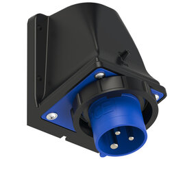 CEE-inlet wall mount 20A 2P3W 6h IP67 UL