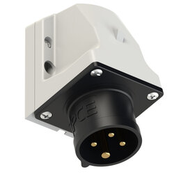 CEE-wall mounted plug 16A 4p 7h IP44
