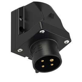 CEE-inlet wall mount 20A 3P4W 12h IP44 UL