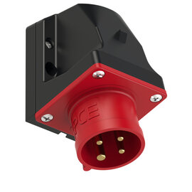 CEE-inlet wall mount 20A 3P4W 6h IP44 UL