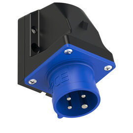 CEE-inlet wall mount 20A 3P4W 9h IP44 UL