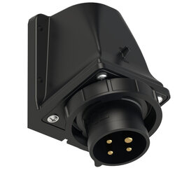 CEE-inlet wall mount 20A 3P4W 12h IP67 UL