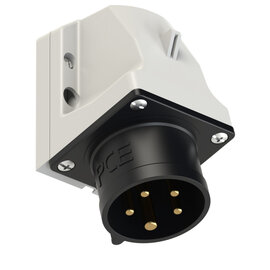 CEE-wall mounted plug 16A 5p 7h IP44