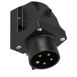 CEE-inlet wall mount 20A 4P5W 5h IP44 UL